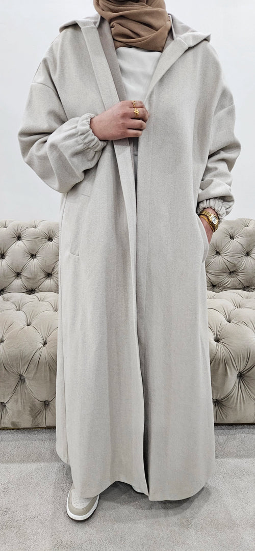 Beige Abaya Coat