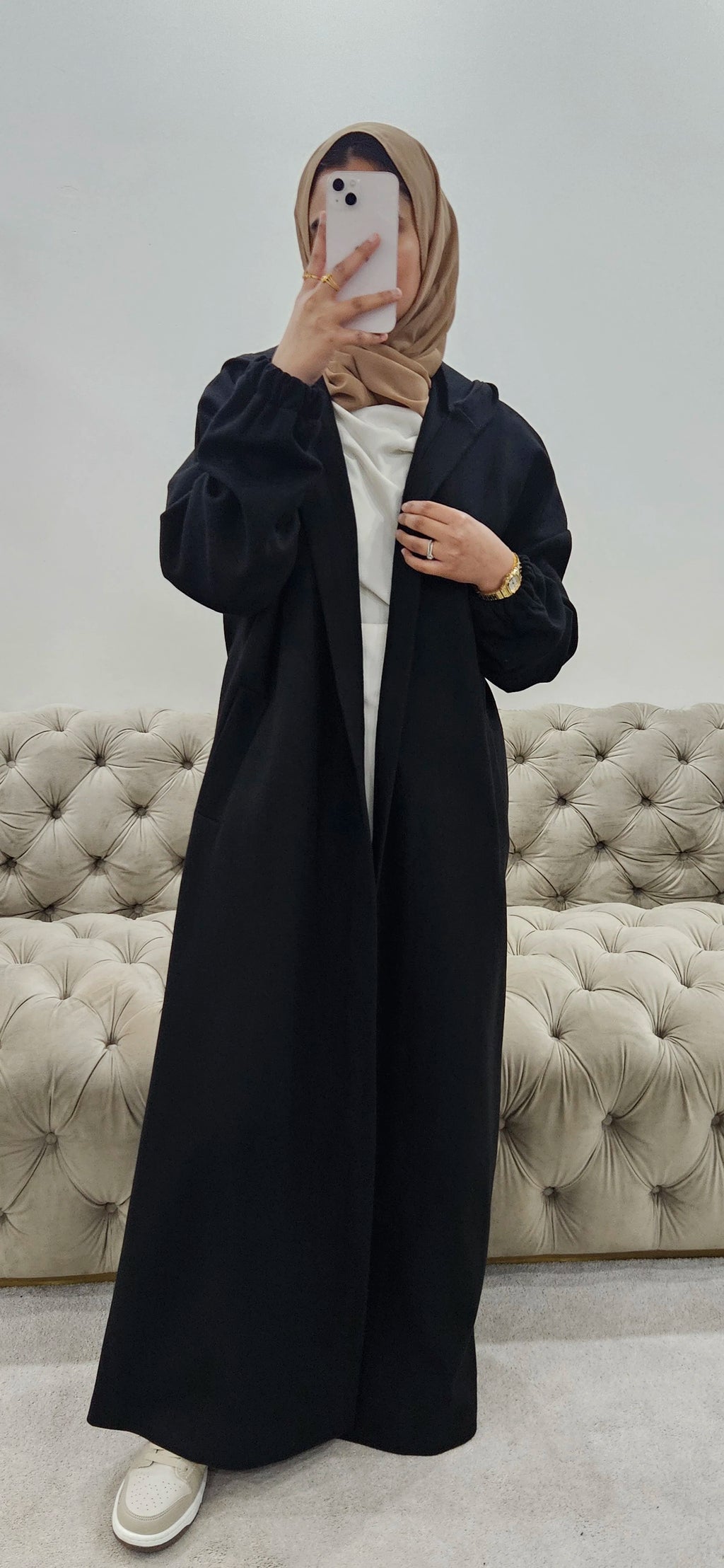 Black Abaya Coat