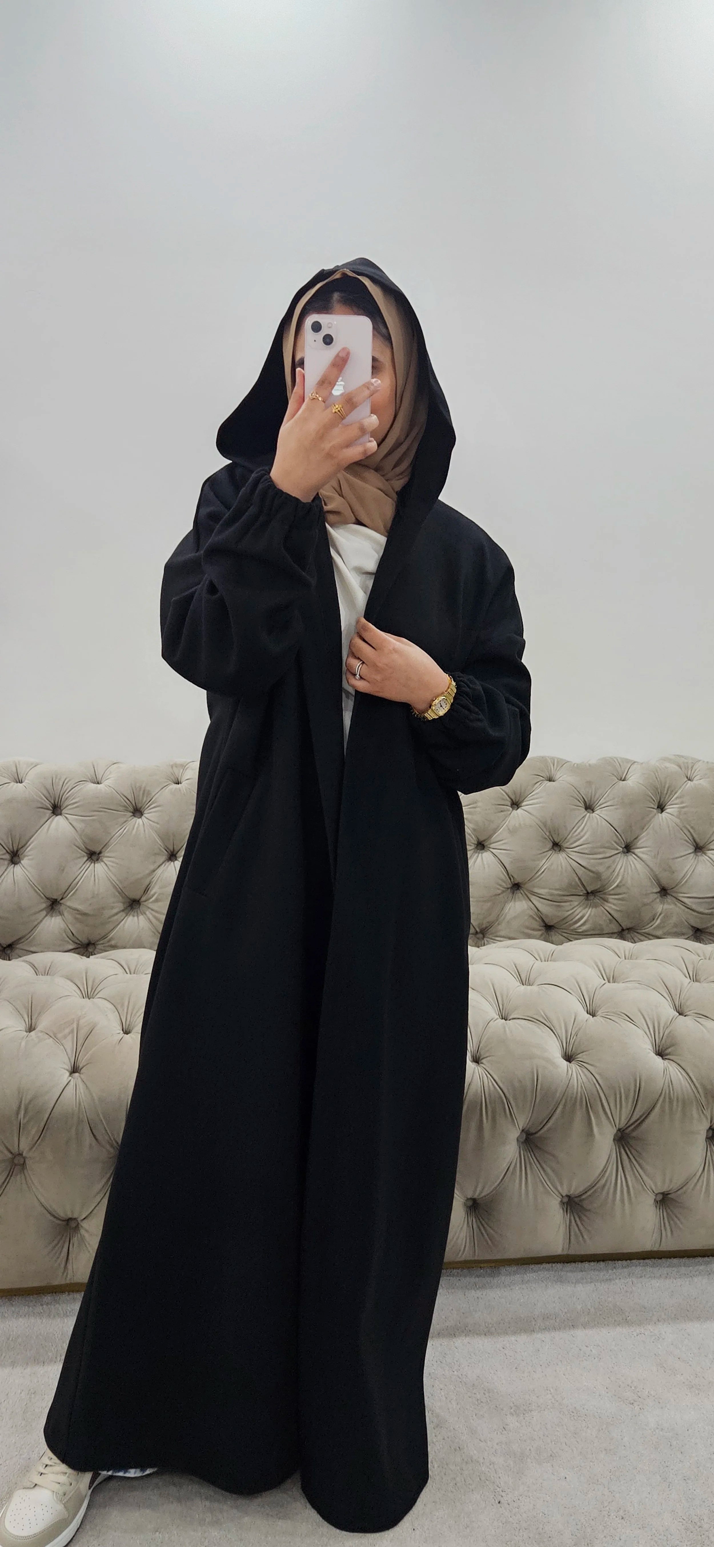 Black Abaya Coat
