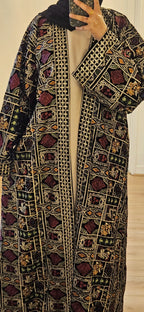 Exclusive Alyza Velvet Jacket Abaya