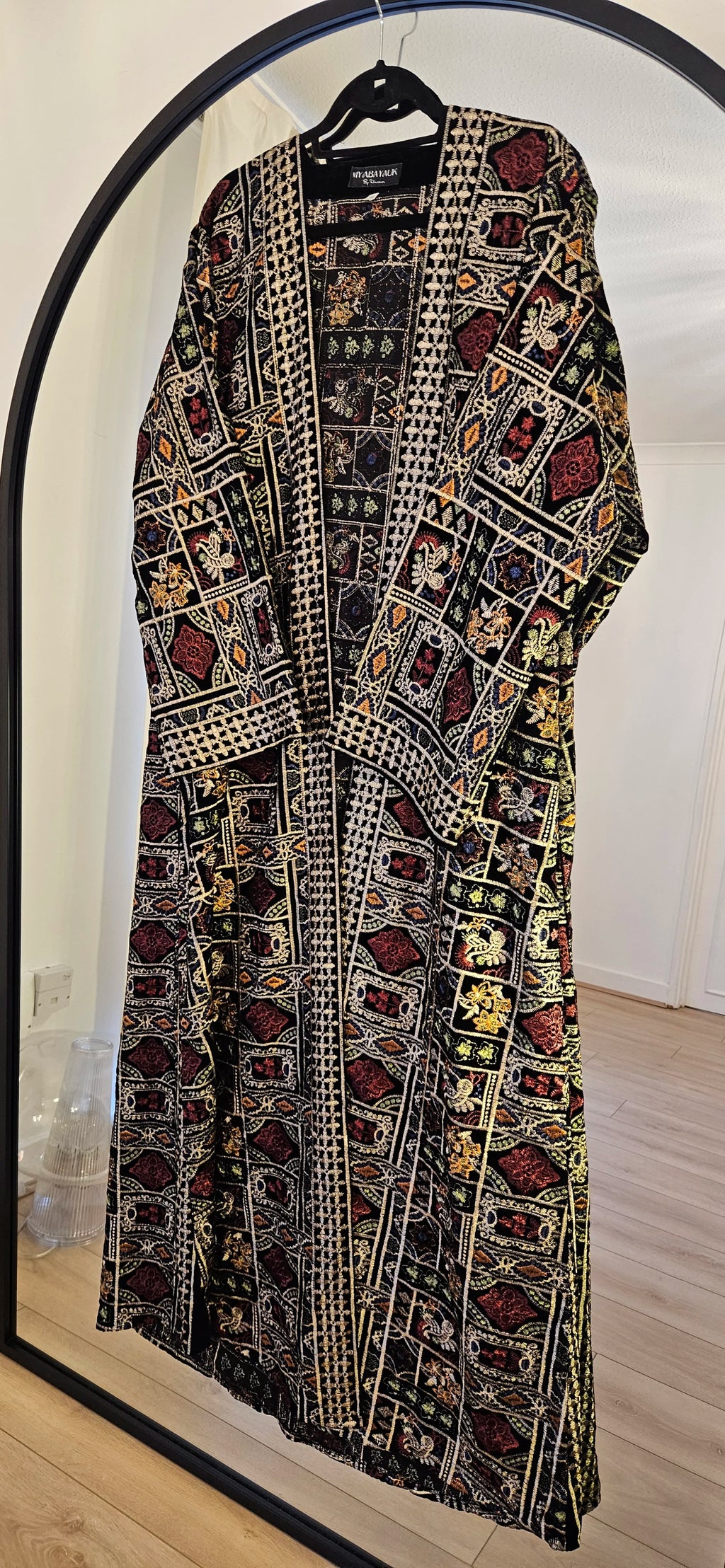 Exclusive Alyza Velvet Jacket Abaya