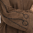 Turkish Abaya In Dark Brown