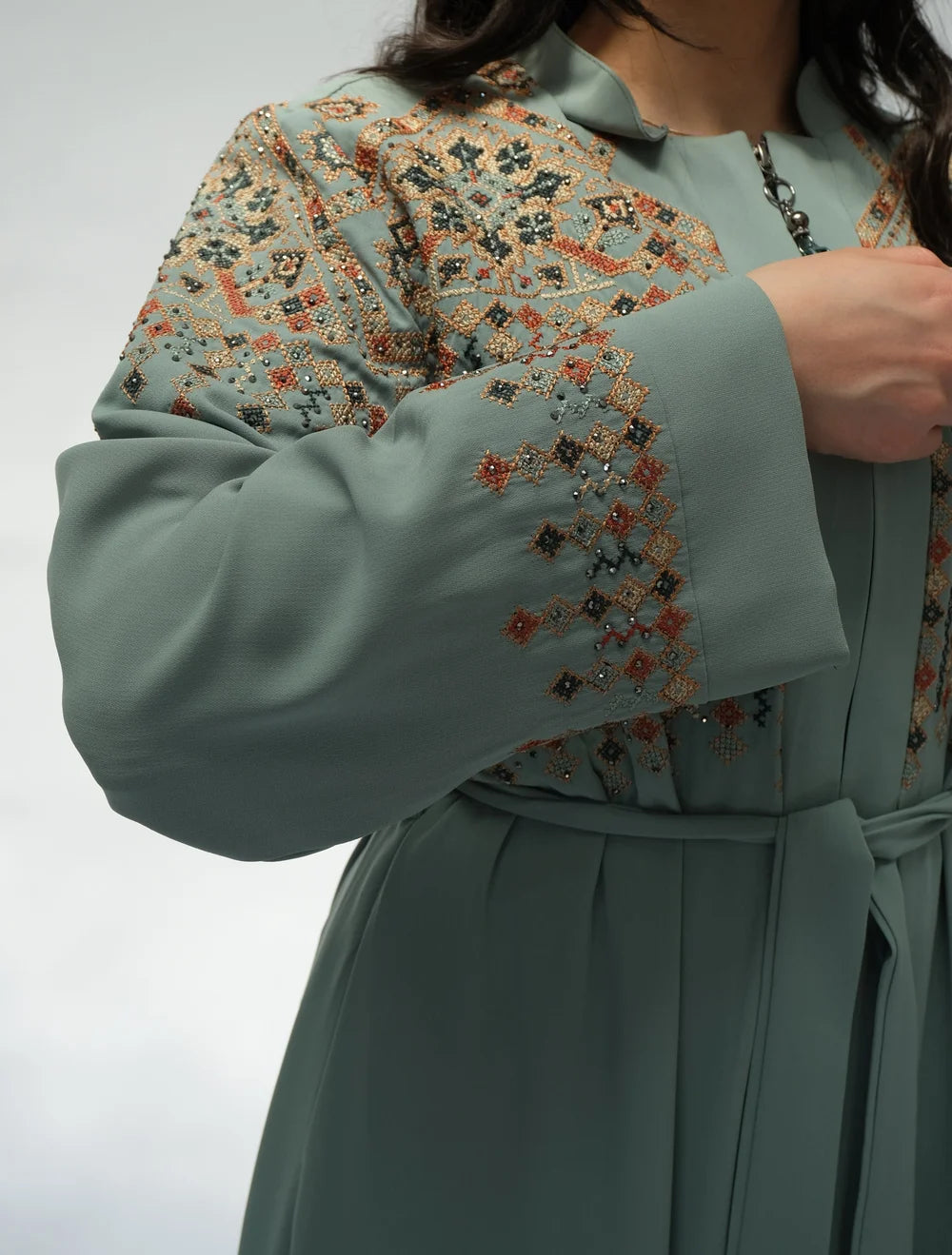 Turkish Abaya in Green