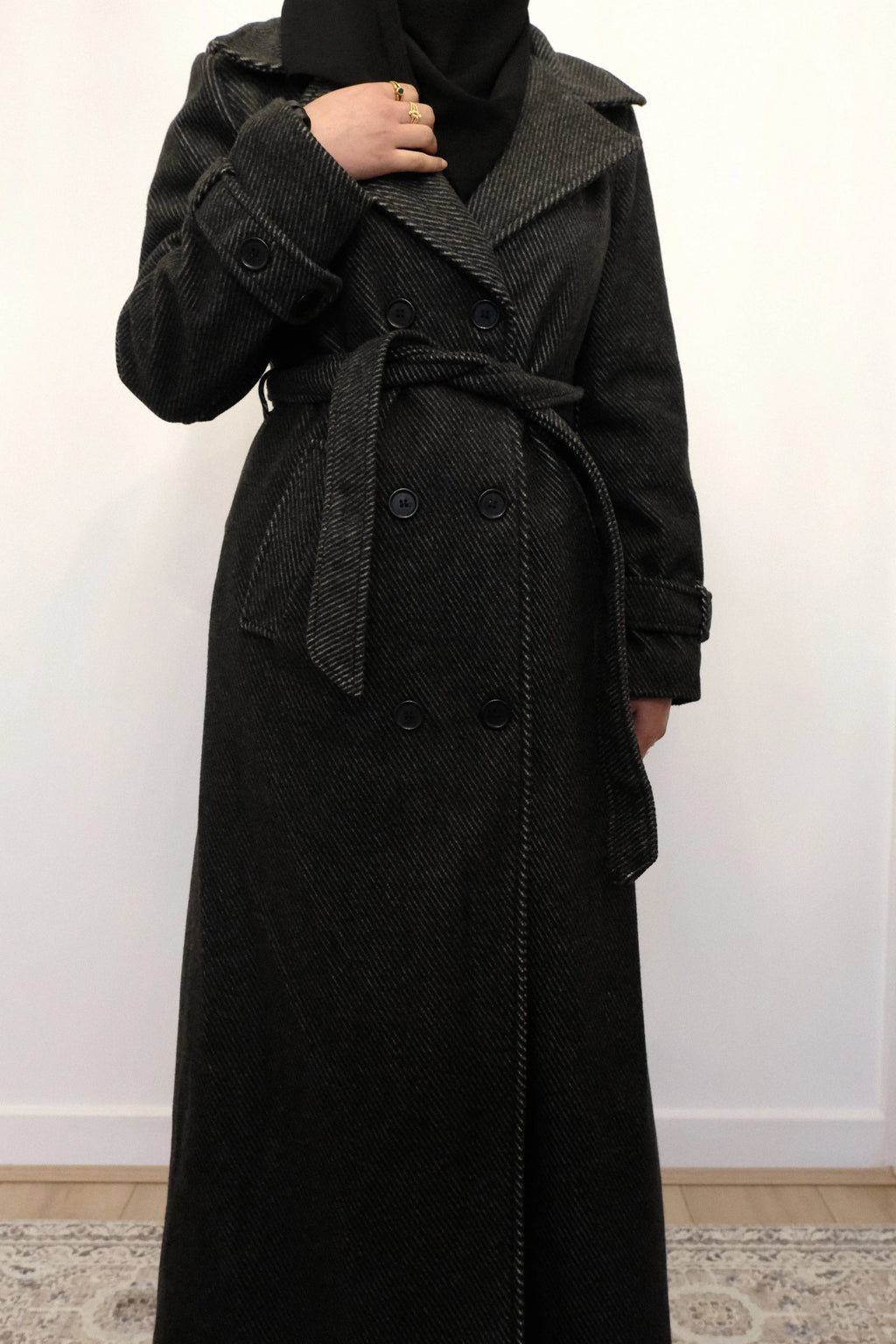 Longline Wool coat