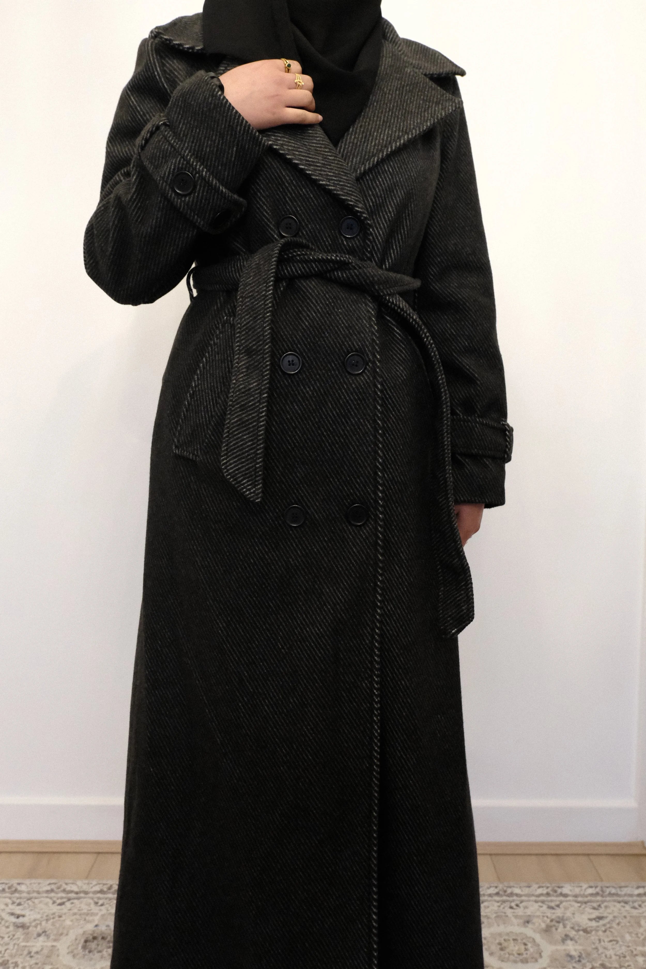 Longline Wool coat