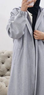Grey Abaya Coat