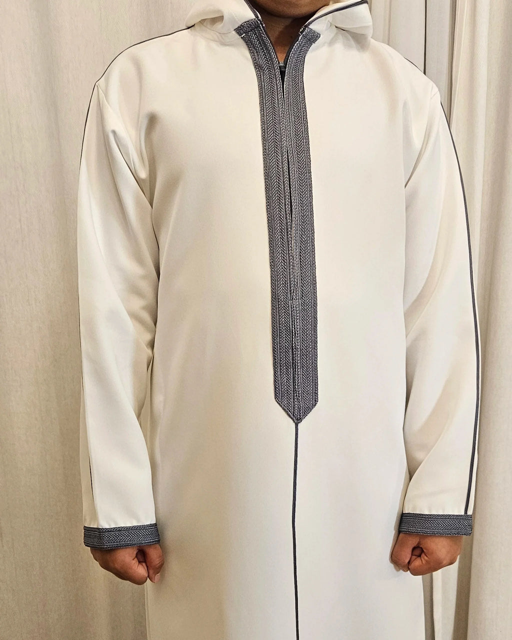 Moroccan Boys Thobe -White