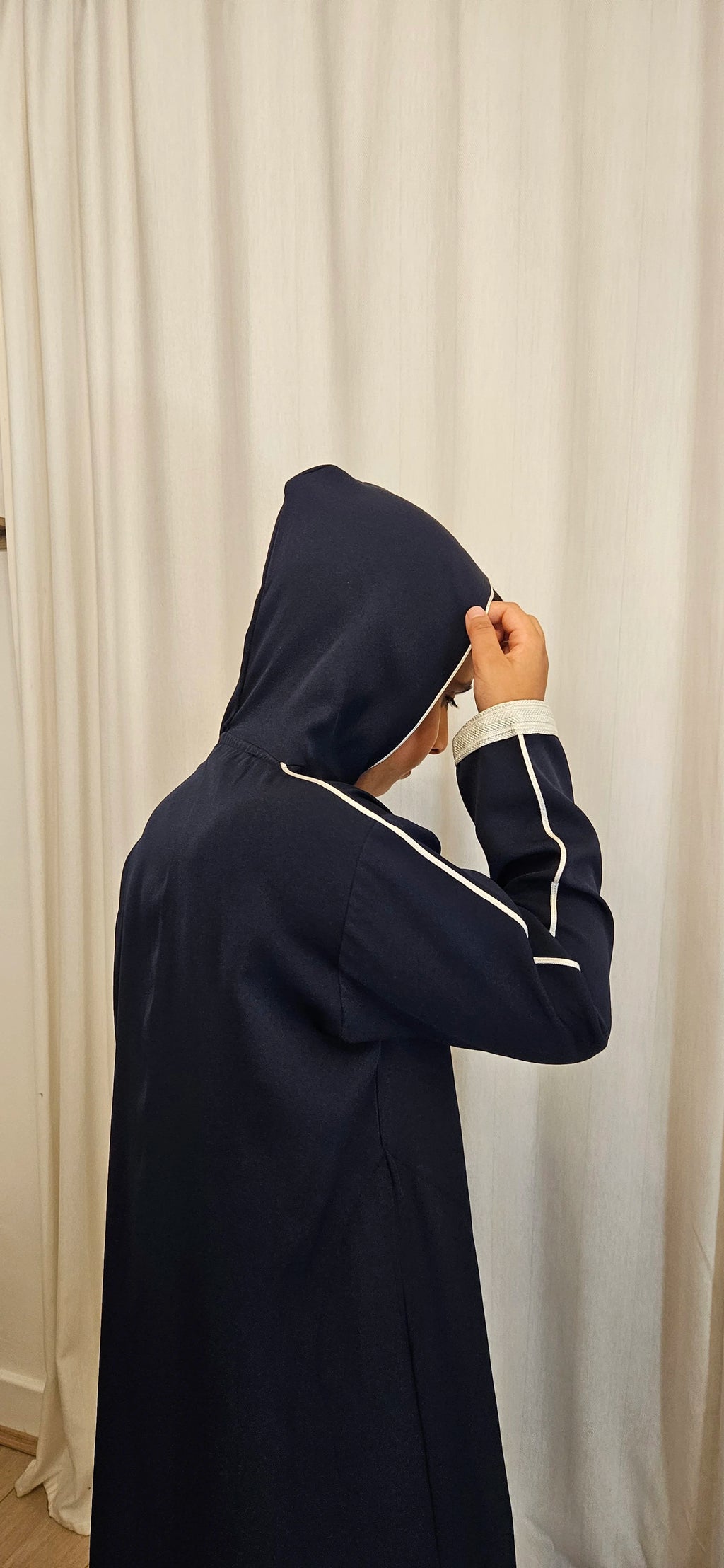 Moroccan Boys Thobe -Navy Blue