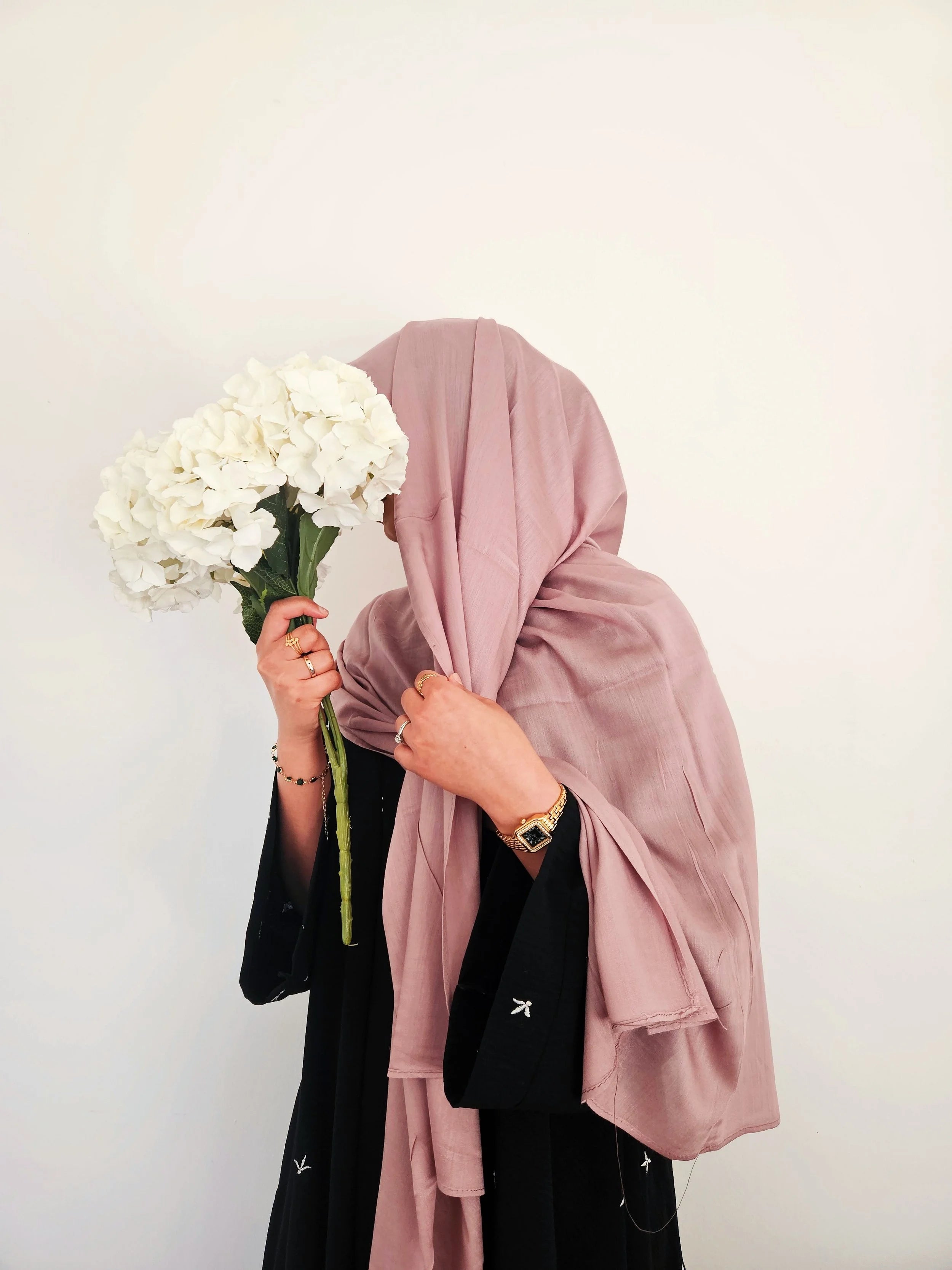 100% Model Hijab In Pink