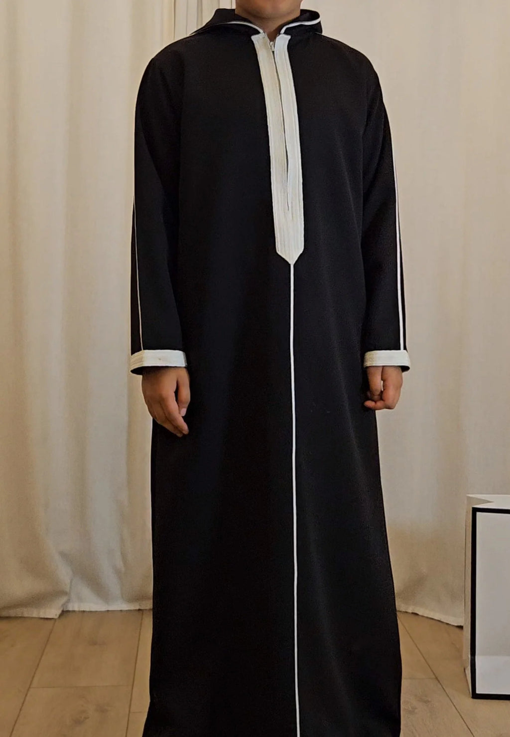 Moroccan Boys Thobe - Black