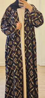 Exclusive Aleeza Velvet Jacket Abaya