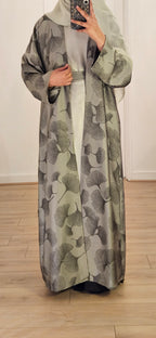 Samia Open Abaya In Green