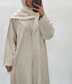 Biege Abaya Coat