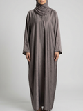 Batwing Abaya in Purple
