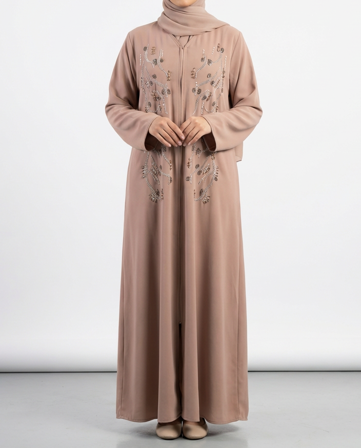 Zara Abaya in pink