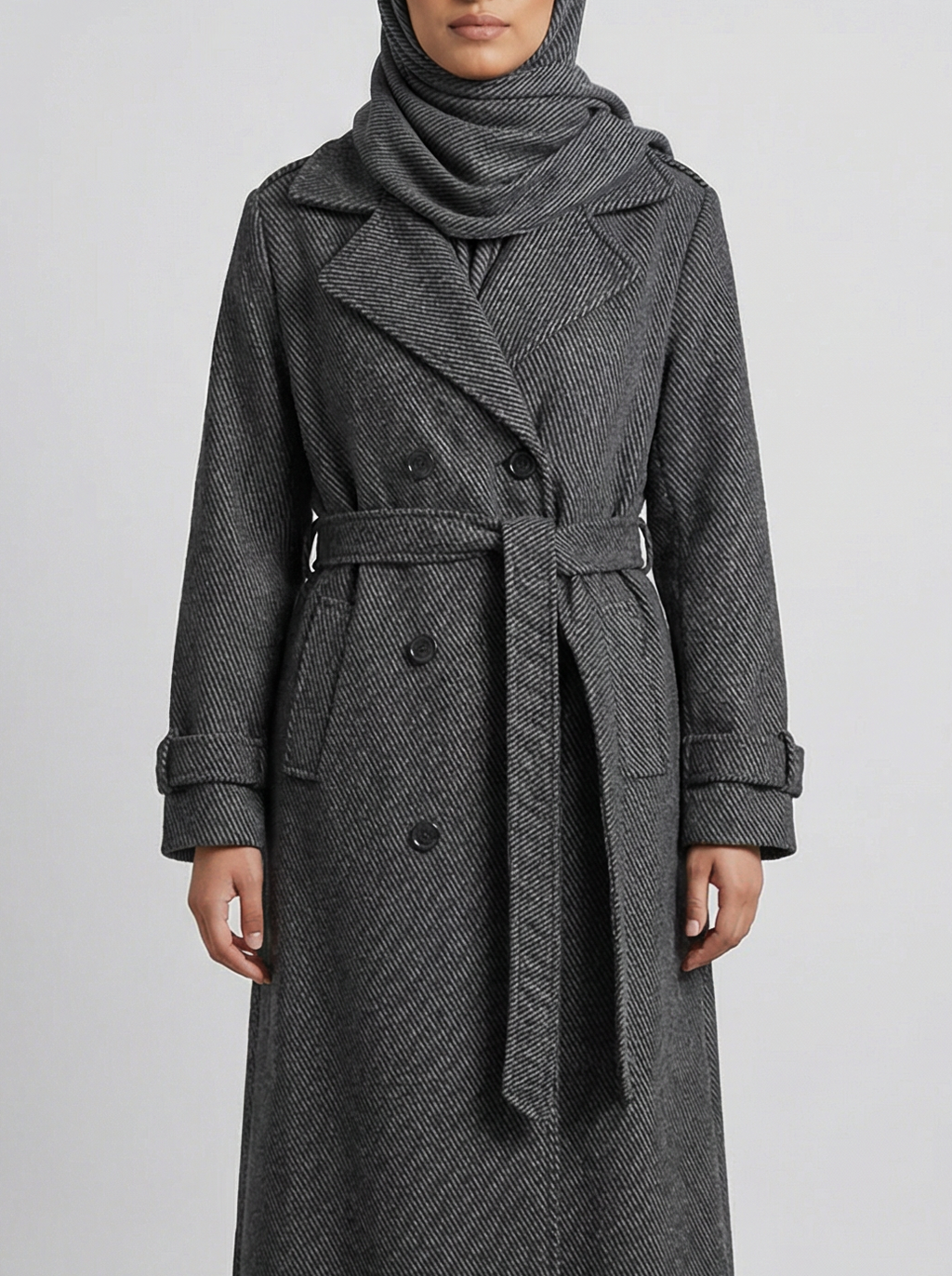 Longline Wool coat
