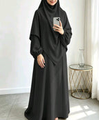 Khimar With Abaya-Black