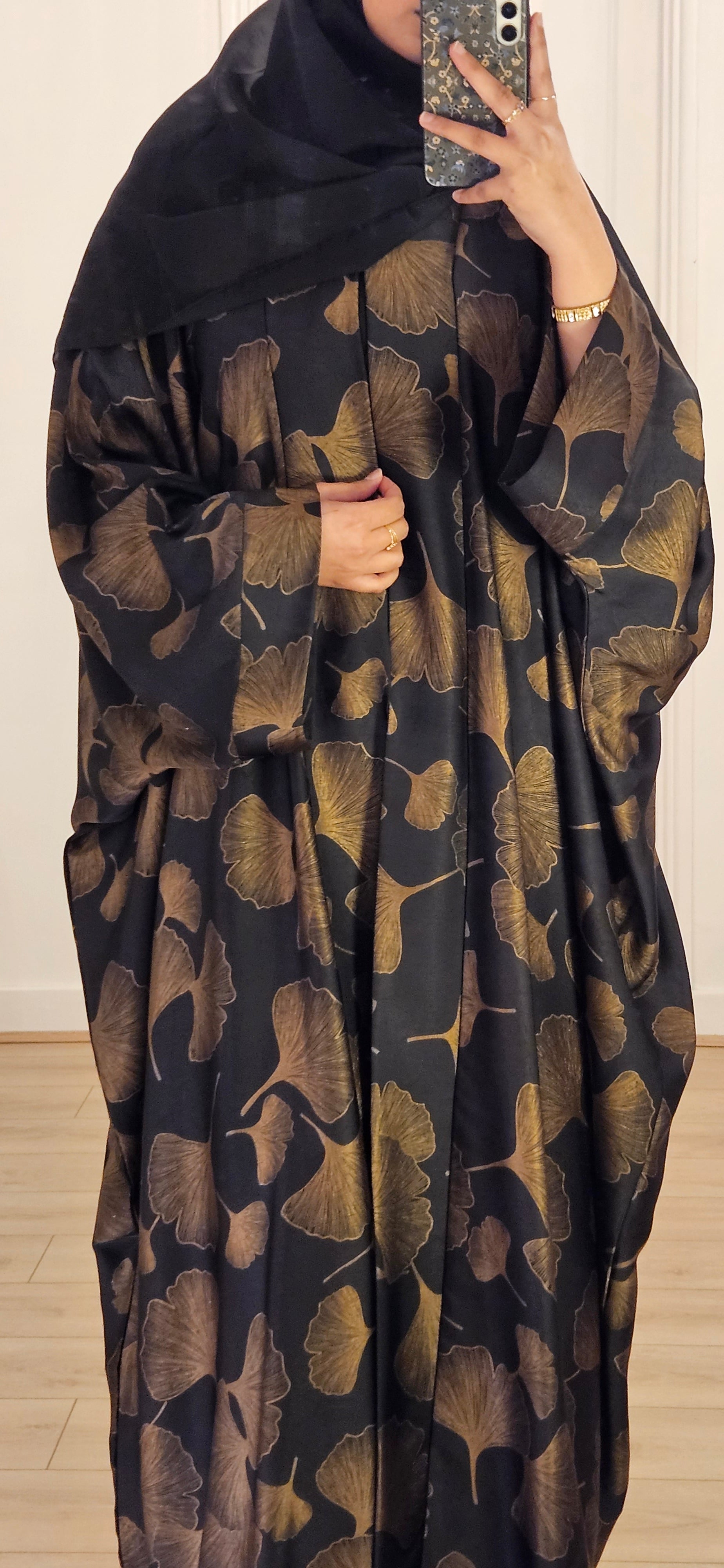 Naila Batwing Abaya In Black