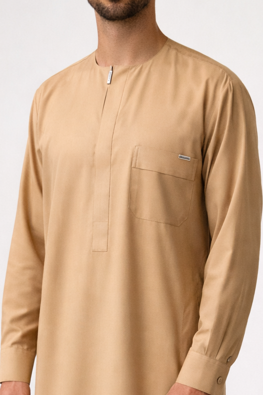 Men's premium Tan Thobe