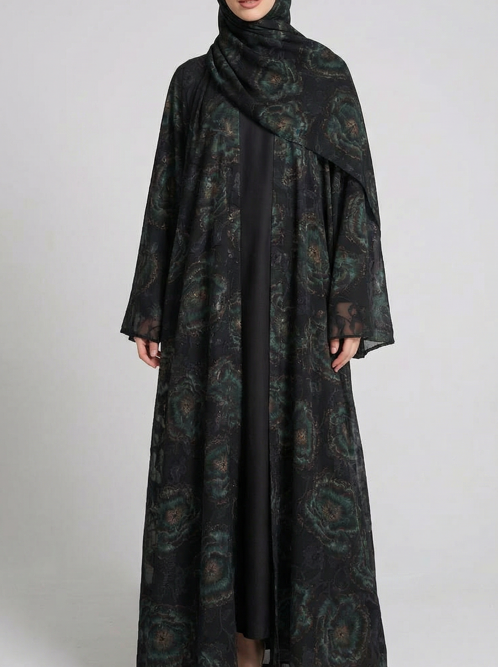 Dusk Abaya Green