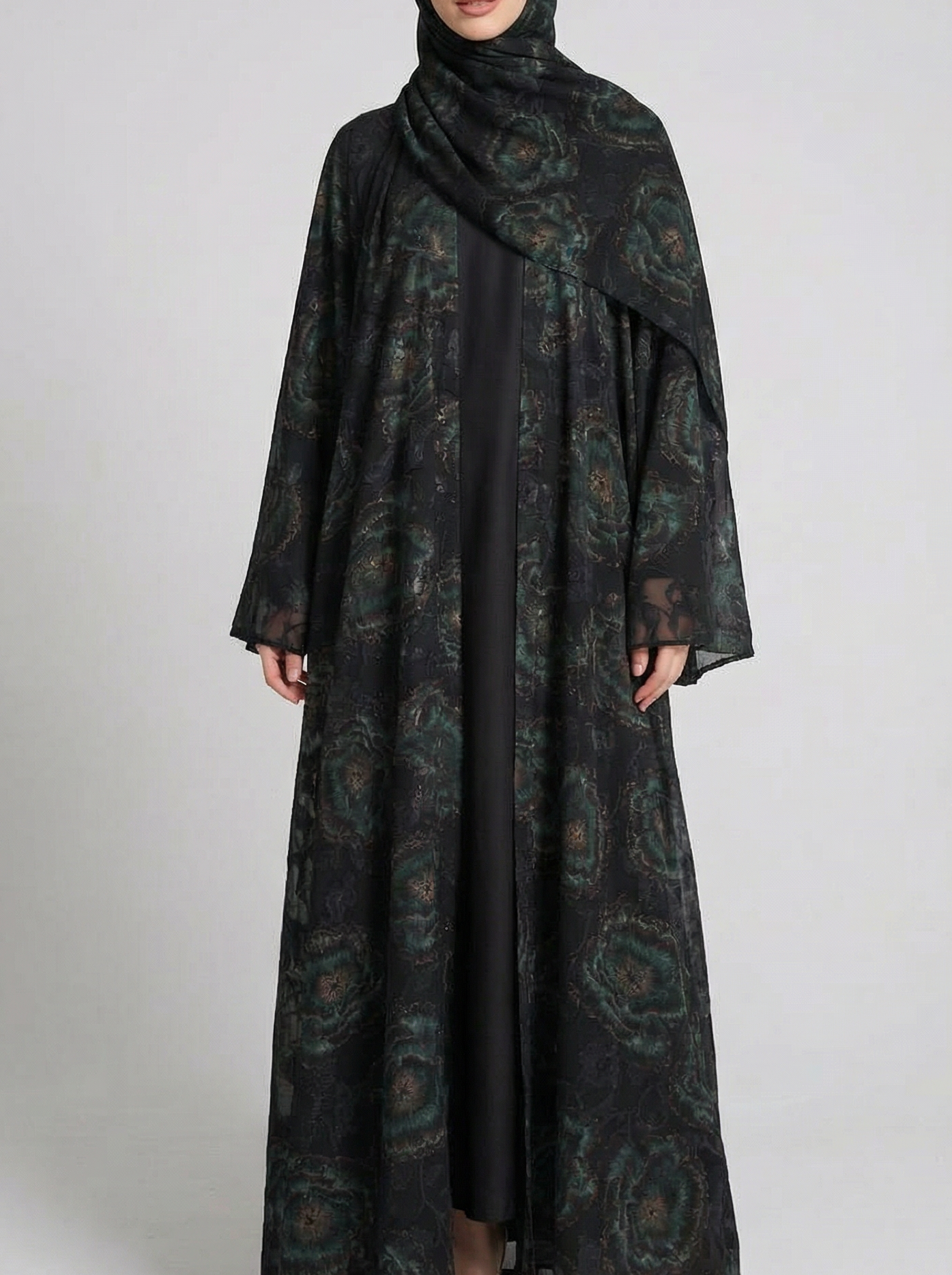 Dusk Abaya Green