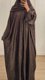 Batwing Abaya in Purple