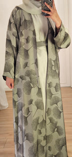 Samia Open Abaya In Green