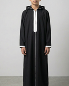Moroccan Boys Thobe - Black