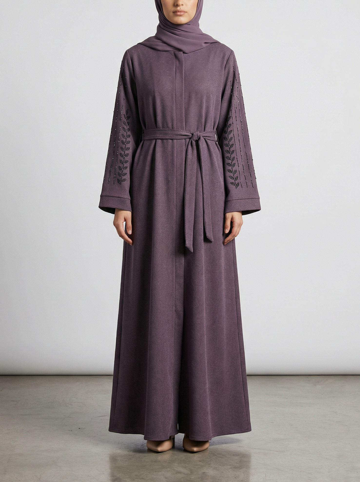 Turkish Abaya In Purple