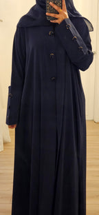 Zara Abaya in Navy