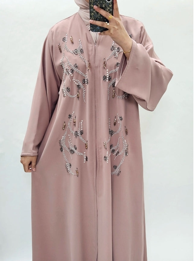 Zara Abaya in pink