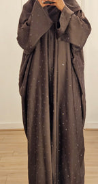 Batwing Abaya in Purple