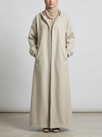 Beige Abaya Coat