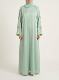 Green Bow Abaya