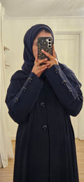 Zara Abaya in Navy