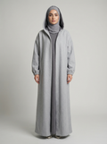 Grey Abaya Coat
