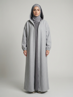 Grey Abaya Coat