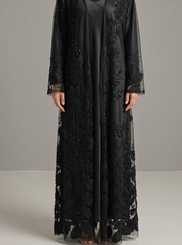 Exclusive Zoya Abaya Black