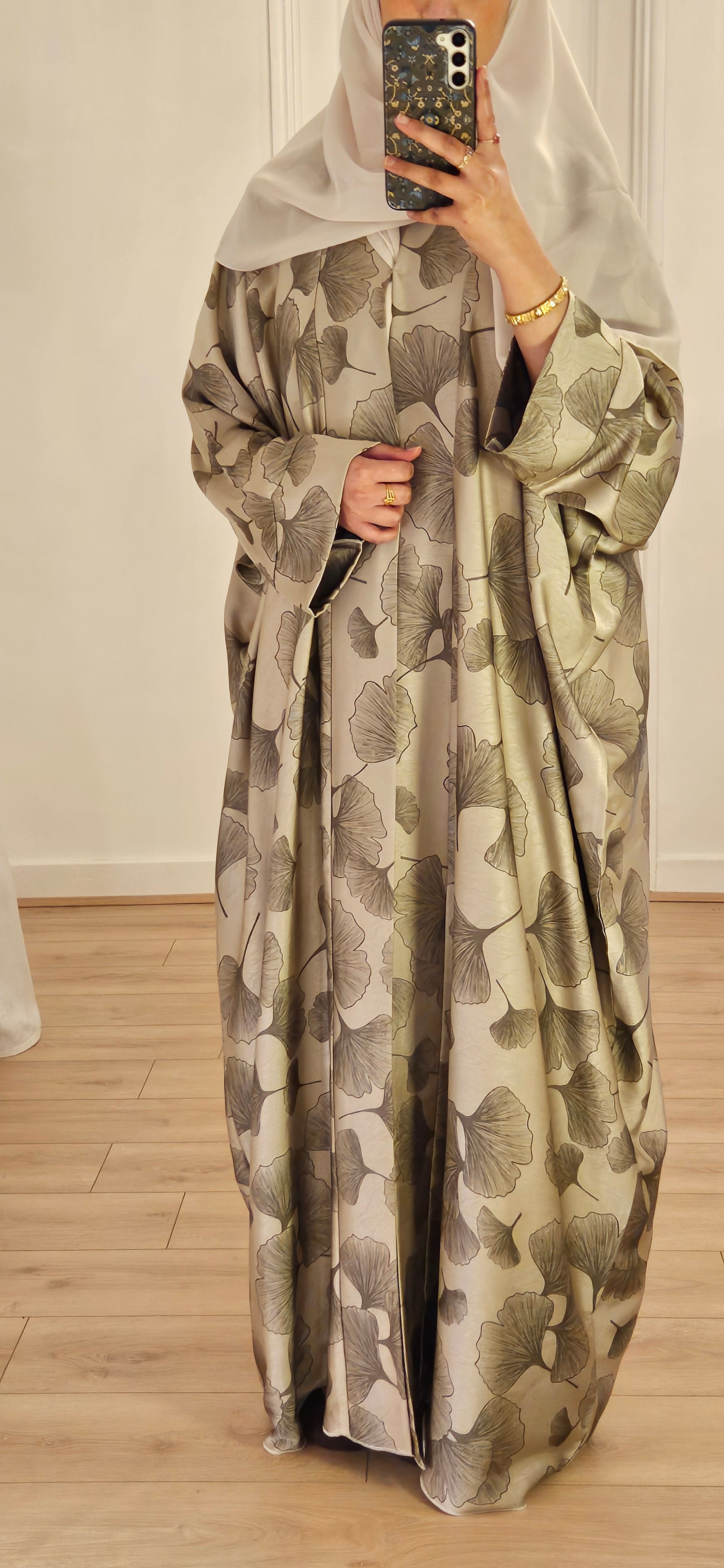 Naila Batwing Abaya In Beige