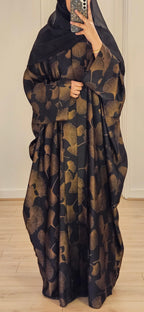 Naila Batwing Abaya In Black
