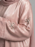 Pink Bow Abaya