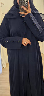 Zara Abaya in Navy