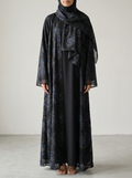 Dusk Abaya Midnight Blue