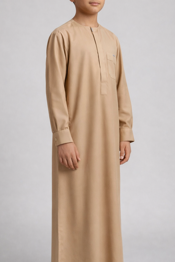 Boys Premium Tan Thobe