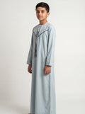 Boys Embroidery Blue Thobe